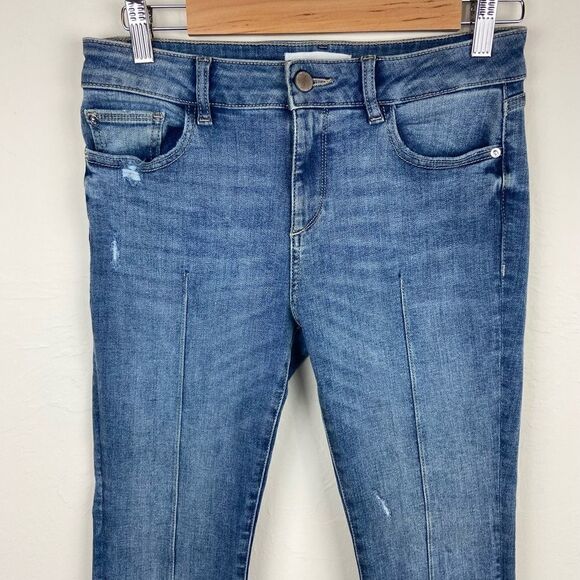 DL1961 Lara Instasculpt Cropped Flare Jean - Davidson Wash - Picture 4 of 8